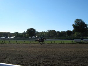 American Pharoah’s morning workout day before Travers’ Stakes 