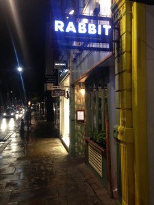 Rabbit on King's Road in London's Chelsea neighborhood