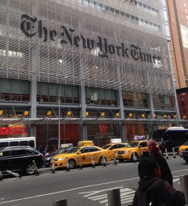 The NY Times started up TimesTalks in 1998; many held at The TimesCenter, an auditorium in its new Manhattan headquarters.