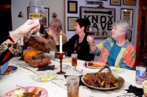 60 guests dined at homes of participating hosts including Schoharie village home of Emily Davis & Mike Warner 