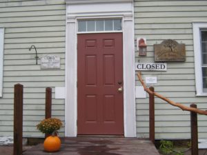 “Hilltop Café located in a cozy, restored 1765 farmhouse on The Temple Wilton Community Farm